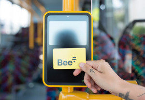 Simply hold your Bee Card up to a reader and wait for the message.